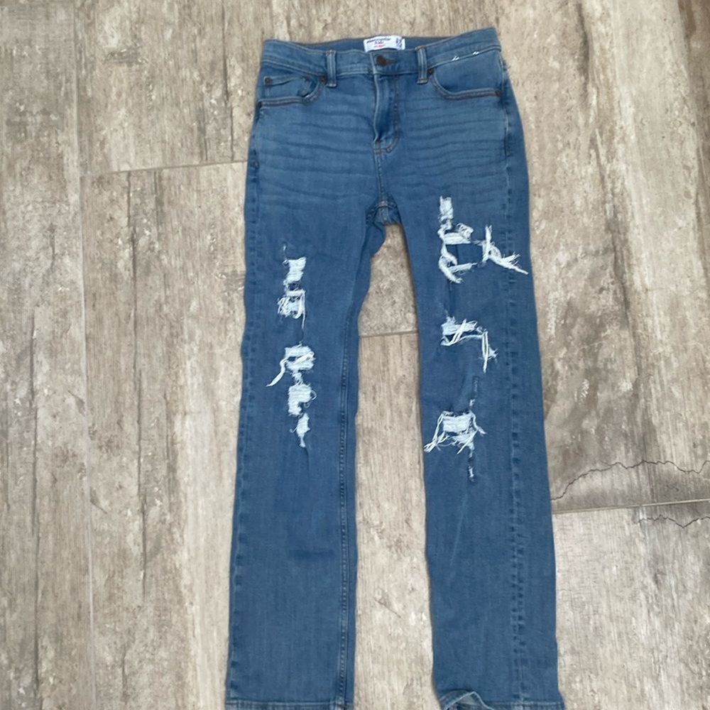 Distressed Abercrombie Jeans size 15/16